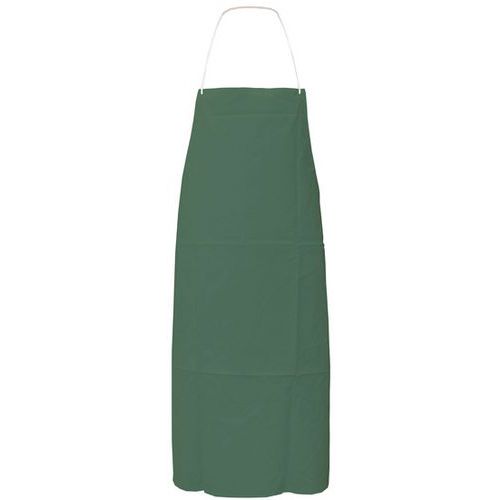 Tablier De Protection Avec Bavette Et Attache En Polyuréthane Vert - Unisexe