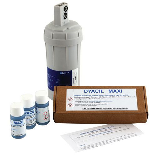 Edafim - Kit de désinfection fontaines à eau - 6 entretiens réutilisables - Hygiène professionnelle