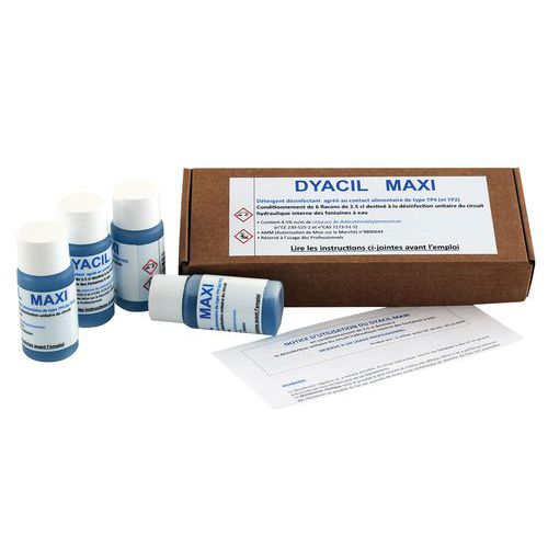 Etui De 6 Minidoses Pour Kit De Désinfection Fontaine À Eau