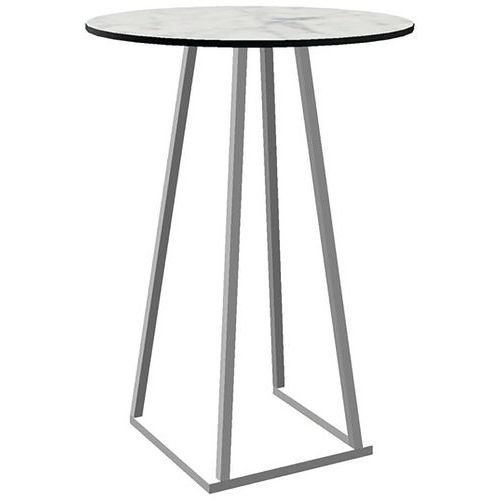 Mange Debout Linea Party D80 Blanc Mélamine Marble White