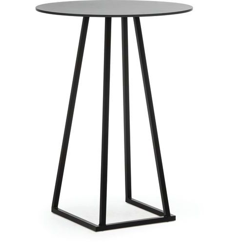 Mange Debout Linea Party D80 Aluminium Noir Mélamine Noir