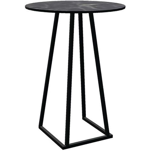 Mange Debout Linea Party D80 Noir Mélamine Marble Grey