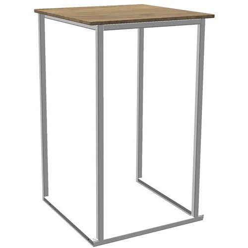 Mange Debout Kubo Smart Blanc70x70x110cmcompact Oak