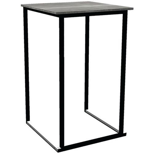 Mange Debout Kubo Smart Noir70x70x110cmcompact Concrete