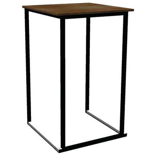 Mange Debout Kubo Smart Noir70x70x110cmcompact Rust