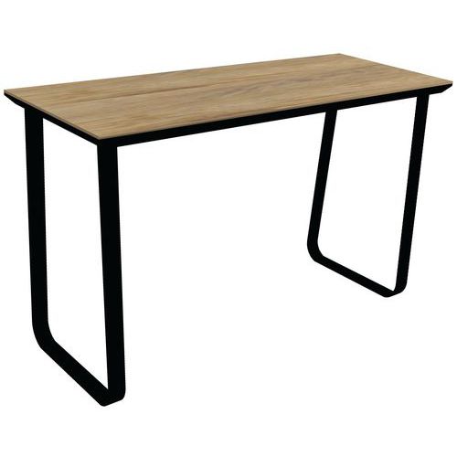Table De Bar Salt Grandealuminium Noir Compact Oak