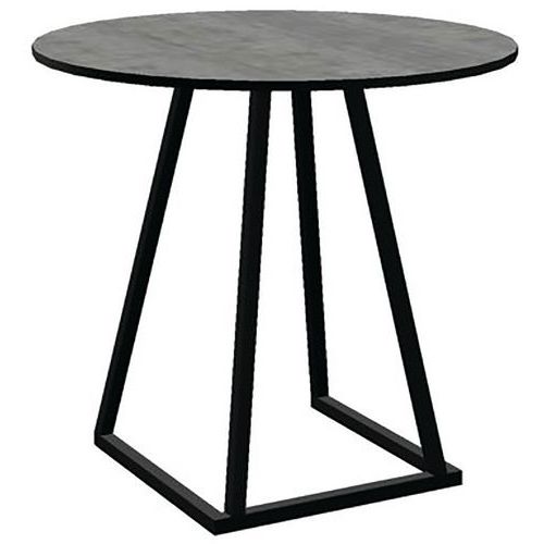 Table Linea Dinnernoird80 Cm Compact Concrete