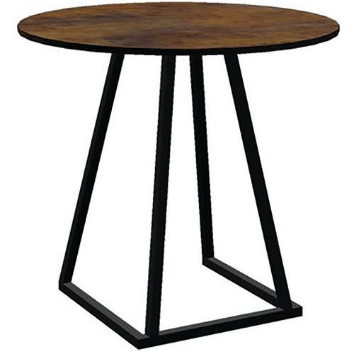 Table Linea Dinnernoird80 Cm Compact Rust
