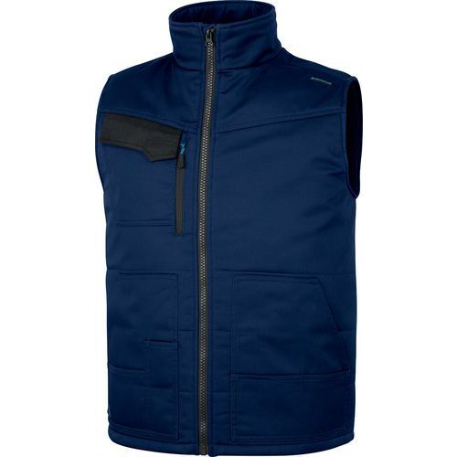 Gilet De Travail Sans Manche Stockton3 Marine/noir - 3xl