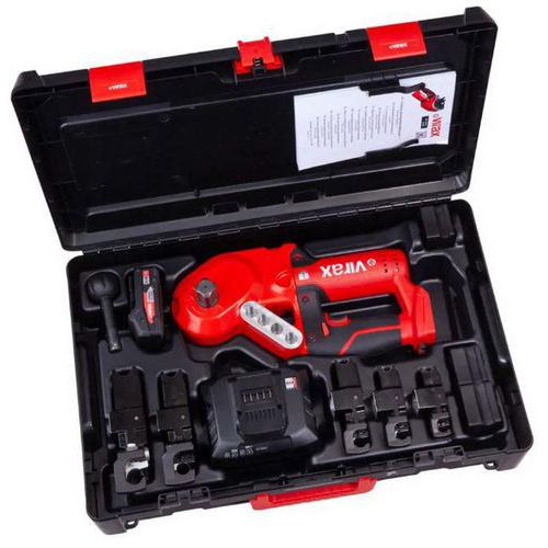 Virax - Cintreuse compacte sans fil 18V Ministem - 12-22mm - 180° - 2Ah - Outillage spécialisé