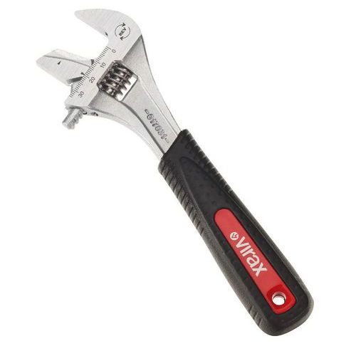Virax - Clé à molette réversible 6-8-10 - 183mm - 420g - Outillage professionnel