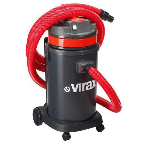 Virax - Aspirateur eau et poussières 30L - 1500W - Machine de nettoyage professionnelle