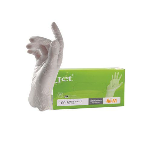 Gants Jetables Vinyle Non-poudrés - Taille 8