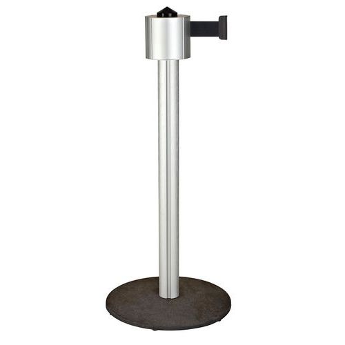 Poteau Aluminium Storetrac Mono À Sangle 12m - Noir