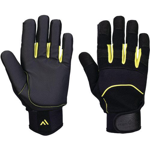 Portwest - Gants anti-vibration Noir XXL - Protection mécanique - Confort et durabilité