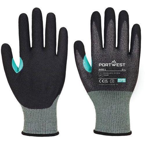 Gants Anticoupure Cs Anti Coupure Nitrile E18 - Noir - S
