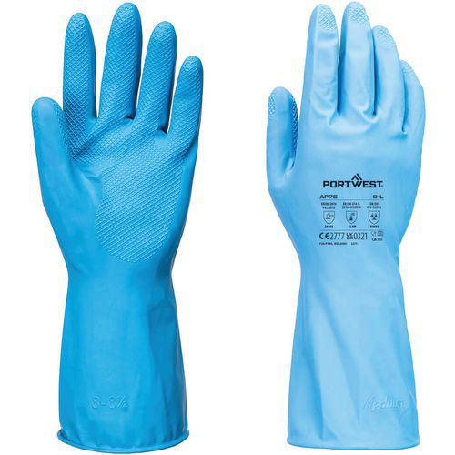 Gants De Manutention Fd Protection Chimique B - S - Bleu