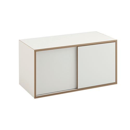 Meuble De Rangement Bob Fermé Avec Portes Coulissantes