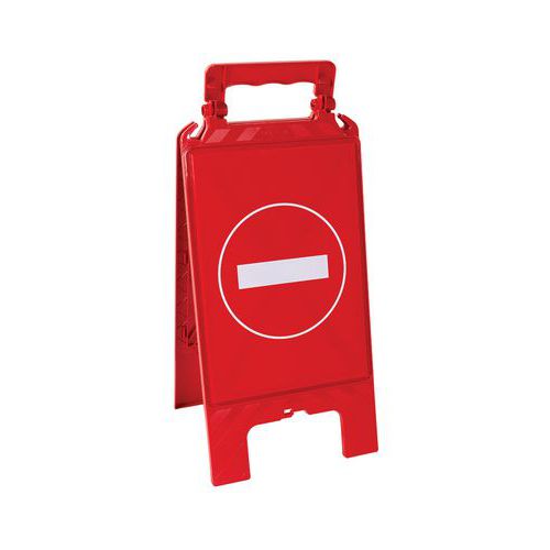 Chevalet Modulable Rouge - Sens Interdit