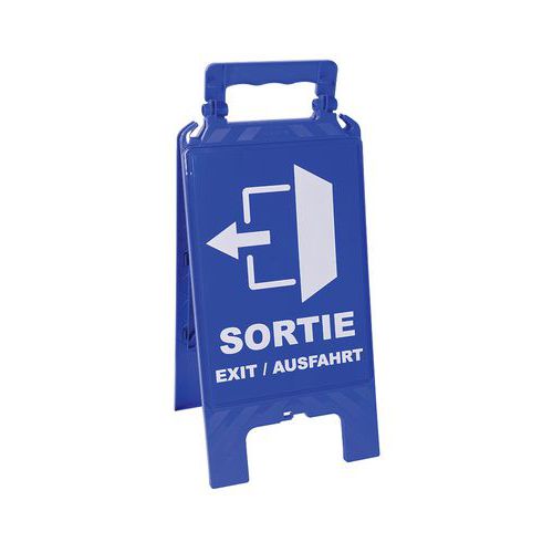 Chevalet Modulable Bleu- Entrée / Sortie