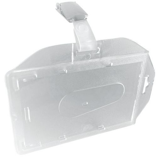 Badge De Sécurité 1 Carte - Avec Clip - Manutan