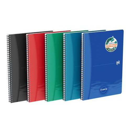 Oxford - Cahier A4 210x297mm 180 pages petits carreaux spirale - Éco-responsable PEFC