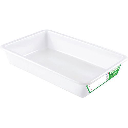 Bac Plat 5 L Biosourcé Blanc