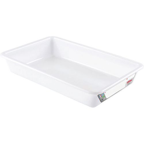 Bac Plat 3 L Haccp Blanc