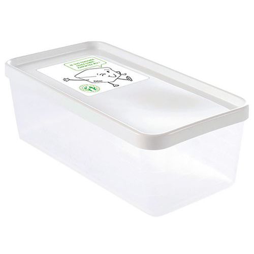 Boîte Hermétique 12 L + Couvercle Blanc