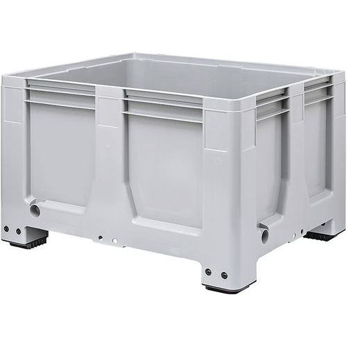 Caisse Palette 1000 X 1200 X 760 Mm 610 L - Gris