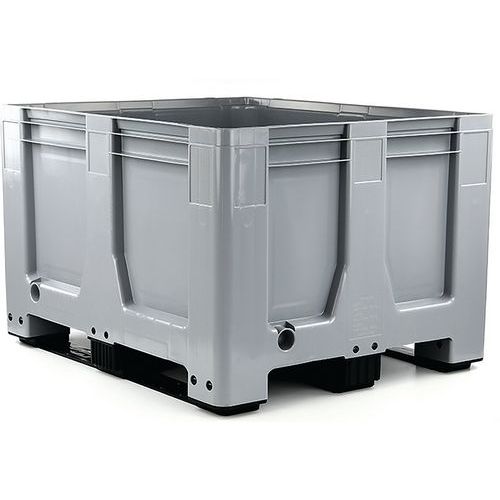 Caisse Palette 610 L - 100x120 - Gris - 3 Seml