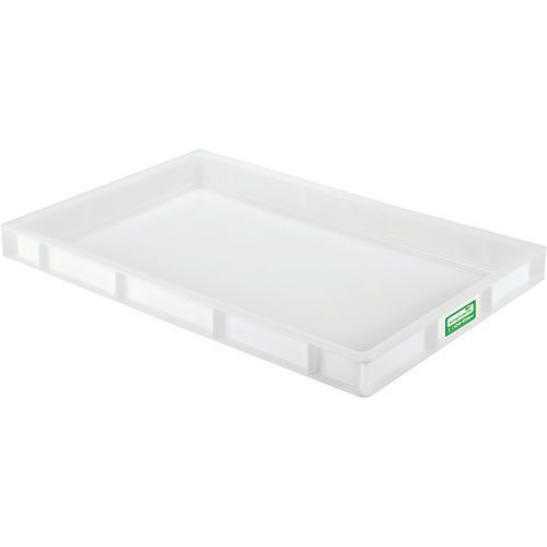 Caisse Pleine Biosourcé 600 X 400 X 55 Mm 9 L - Blanc