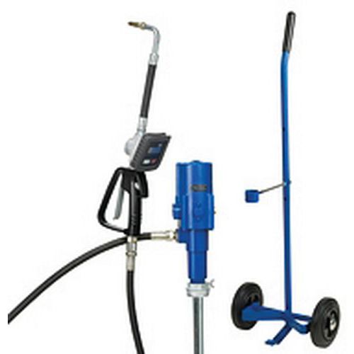 Système De Distribution Huile Avec Pompe Pneumatique Et Diable