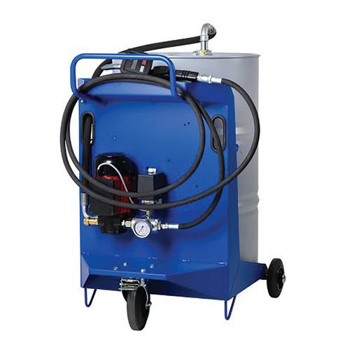 Pressol - Pompe mobile pour huile 200-220L - 10 L/h - 500W - Robuste et Fiable