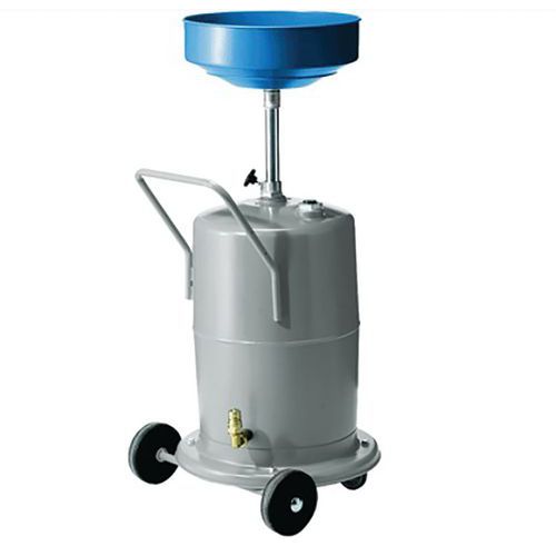 Vidangeur Par Gravité 75 L Mobile Avec Coupleur Hyc