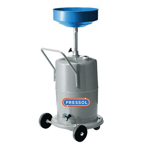 Vidangeur Par Gravité 75 L Mobile Avec Robinet