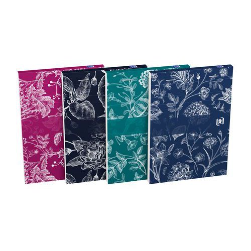 Oxford - Bloc-notes Romance A6 agrafé 160 pages ligné 80g/m² - Éco-responsable PEFC