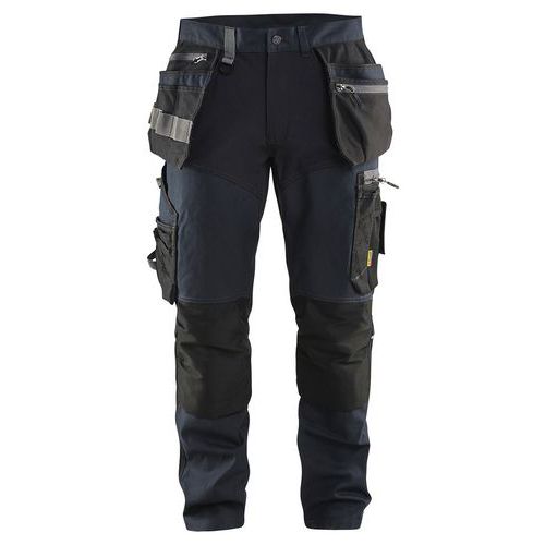 Pantalon De Travail Blaklader 1599 Marine Foncé/noir T. 42c