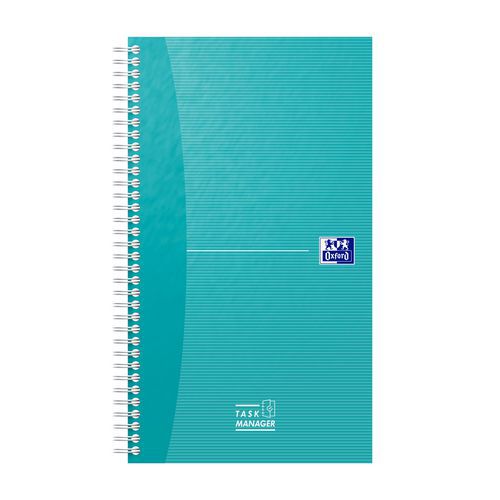 Oxford - Carnet de tâches To Do Planner Aqua - 230 pages - Format 140x140mm - Éco-responsable
