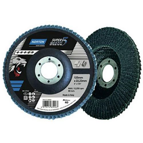 Disque à Lamelles Sb5 Ø125x22 Grain 80 - Norton
