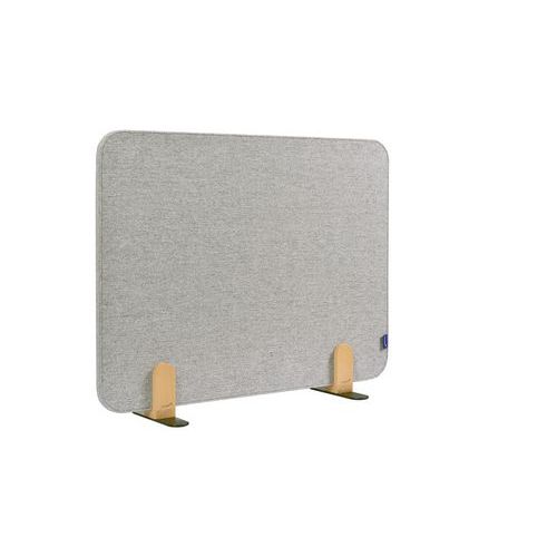 Elements Séparateur De Bureau Acoustique 60x80cm Gris Clair Support