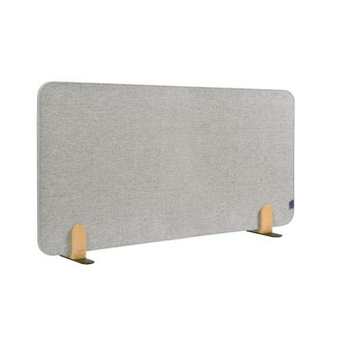 Elements Séparateur De Bureau Acoustique 60x120cm Gris Clair Support