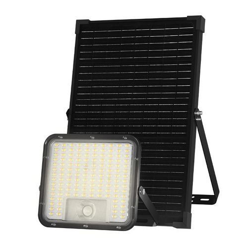 Velamp - Projecteur LED Solaire 9600 Lumens - 60W IP65 Rechargeable Mobile - Éclairage Puissant et Autonome