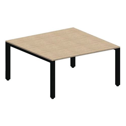 Table Basse Loki2 80x80 Chêne De Fil/noir