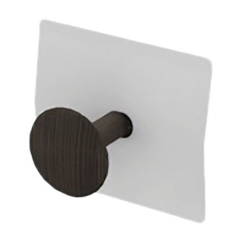 Patère Murale Alfonse Blanc 1 Tête Wengé