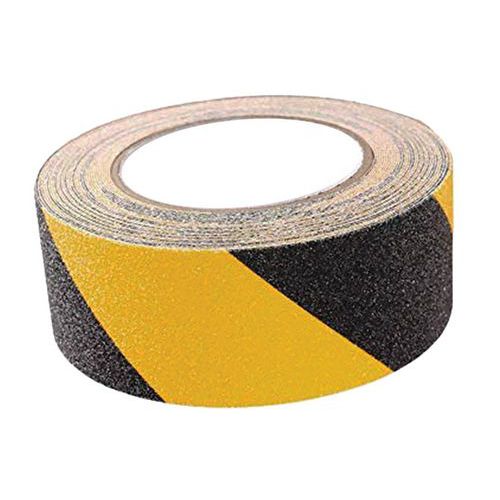Handinorme - Ruban Antidérapant ECO Jaune et Noir 50mm x 18.3m - Sécurité et Accessibilité PMR - Idéal Sol Humide