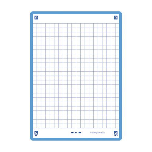 Fiches Bristol Revision 2.0 Oxford A6 Q5x5 Cadre Bleu