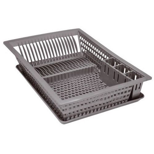 Égouttoir vaisselle plateau - 49x36cm - Aluminium et plastique Égouttoir vaisselle plateau - 49x36cm - Aluminium et plastique