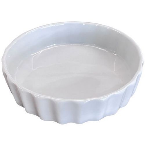 Moule tartelette porcelaine - 12cm - Blanc - Girard Moule tartelette porcelaine - 12cm - Blanc - Girard