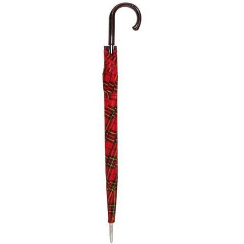 Chic il pleut parapluie canne ecossais auto droi.920